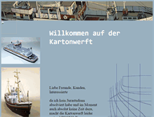 Tablet Screenshot of kartonwerft.de